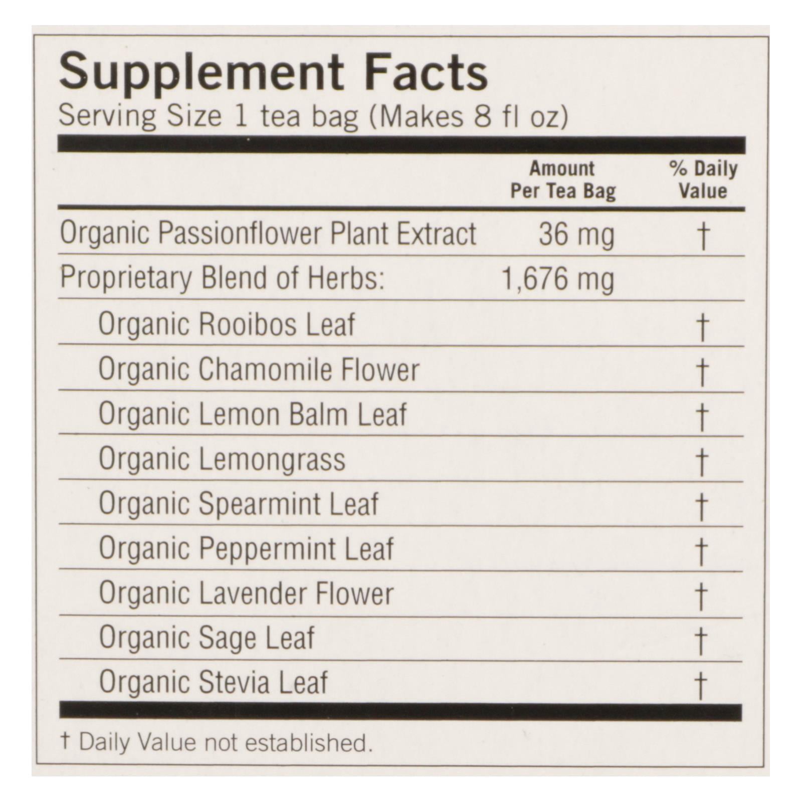 Yogi Teas Tea Hny Lvndr Stress Reli Org3 16 Bg (Pack Of 6)