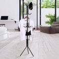 thumbnail image 4 of Hall Tree Coat Rack, Free Standing Hat Rack 10 Hooks Coat Hanger Holder Clothes Display Stand For Home Bedroom Entryway Jacket Umbrella Scarves Hanging Rack, 4 of 8