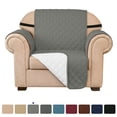 thumbnail image 1 of Subrtex Housse de Canapé Extensible 1 Pce Matelassée Réversible avec Sangles Élastiques Antidérapantes Housse de Canapé Lavable pour Animaux, 1 of 6