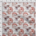 thumbnail image 4 of oneOone Cotton Poplin Twill Red Fabric Tropical Craft Projects Decor Fabric Printed By The Yard 56 Inch Wide, 4 of 4