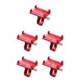 thumbnail image 2 of maskred Aluminum Alloy Mobile Phone Holder for Smartphone 3.5-6.2 inch Mobile Cell Phone Bike Handlebar Mount Bracket Racks red 5Set, 2 of 6
