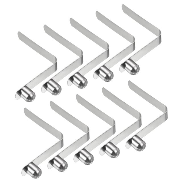 Unique Bargains 11x9mm Kayak Paddle Snaps, Hollow Button Single Pin Lock Tube Spring Clips for Tent Pole, 10 Pack