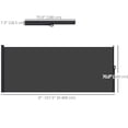 thumbnail image 3 of Outsunny 13' x 6' Retractable Side Awning, Garden Privacy Screen, Black, 3 of 10