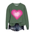 thumbnail image 2 of Yuyuzo Sweatshirts for Women Plus Size Valentines Day Tops Fleece Lined Long Sleeve Loose Casual Fashion Pullover Shirts, 2 of 6