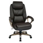 Chaise en cuir bondé exécutif