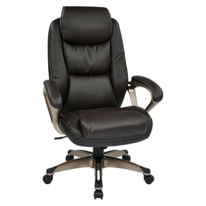 Chaise en cuir bondé exécutif