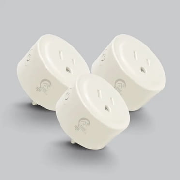 Zare Mini Prise Intelligente avec Surveillance de l'Alimentation, Prise Maison Intelligente 15 A, Compatible Alexa et Google Assistant, Lot de 3