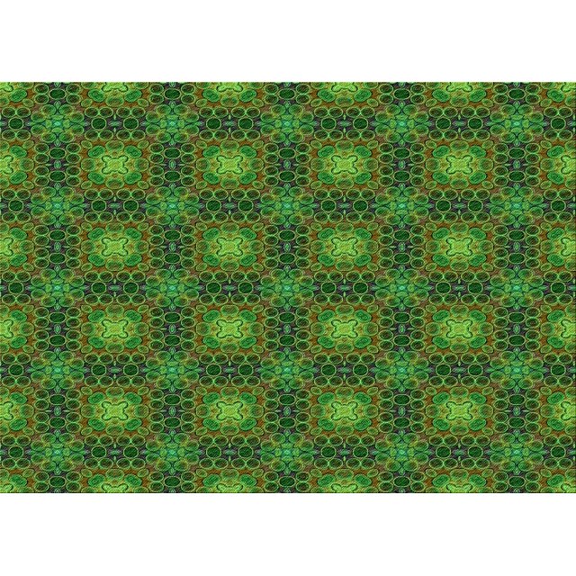 Ahgly Company Machine Washable Indoor Rectangle Transitional Dark Forest Green Area Rugs, 2' x 5'