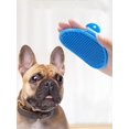 thumbnail image 2 of 1 Pce Gant de Bain en Silicone Bleu pour Animaux, 2 of 3