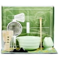 thumbnail image 1 of CHUANK 7Pcs Japanese Matcha Tea Set  Matcha Making Starter Kit with Matcha Whisk Bowl Whisk Holder Scoop and Strainer Safe Bamboo Matcha Whisk and Ceramic Bowl Set for Matcha Tea, 1 of 7