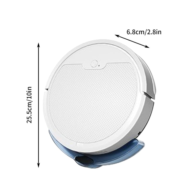 Yhmxh Robot Vacuum Cleaner And Mop One Two In One Mopping Robot Vacuum With Water Tank And Dustbin 2000 PA Suction 80 Min-Running Powerful Robotic Vacuum