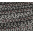 thumbnail image 5 of oneOone Viscose Jersey Fabric Ogee Ikat Decor Fabric Printed BTY 60 Inch Wide, 5 of 5