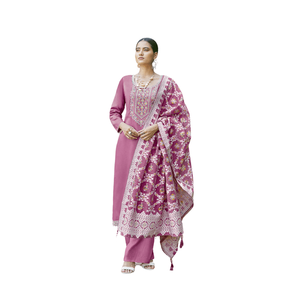 Custom Made Pakistani Cotton Salwar Kameez Straight Women Designer Kurti Palazzo Dupatta Set
