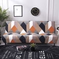 thumbnail image 1 of Futon Sofa Slipcover Elastic Armless Sofa Cover Furniture Protector for Sofa Bed without Armrests  Size, 1 of 4