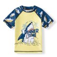 thumbnail image 3 of MIASHUI Boys Two Piece Rash Guard Swimsuits Kids Short Sleeve Swimwear Sets,Yellow,4-5 Years, 3 of 5