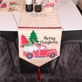thumbnail image 2 of kurtrusly Christmas Table Runner Restaurant Fabric Table Cloth Christmas Decorations Merry Christmas Party Decor, 2 of 4