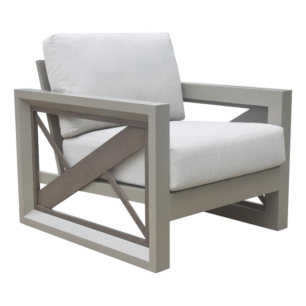 Steve Silver Dalilah Gray 29" Aluminum Patio Arm Chair