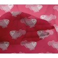thumbnail image 4 of oneOone Tissu en Mousseline de Viscose, Tissu à Imprimé Bloc de Poissons, BTY, 42 Pouces de Large, 4 of 4