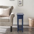 thumbnail image 5 of Bowery Hill Traditional Coastal Narrow Side Table with Drawer-Navy Blue, 5 of 5