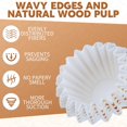 thumbnail image 4 of 1-2 Cup Small Coffee Filters,250 Count Basket Coffee Filter, Disposable White Paper Coffee Filters Compatible with Single Serve Coffee Maker and Coffee Pot, 4 of 6