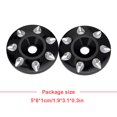 thumbnail image 4 of serony 2 Pieces RC Car Gasket Sturdy Practical Tail Protection Spacer Useful Creative Tail Gaskets Replacement for 1/10 Off-road Car black, 4 of 5