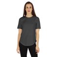 thumbnail image 1 of Inkmeso Coupe Régulière Col Rond Uni pour Femmes Manches Courtes Décontractées Tee-Shirt Doux, 1 of 7
