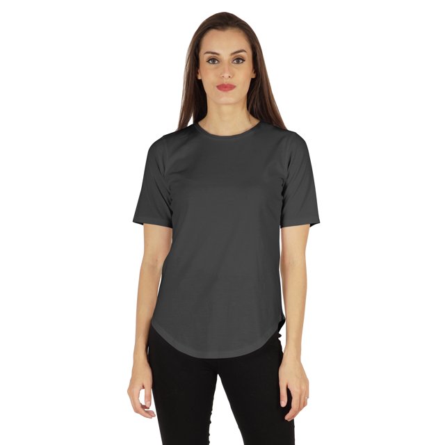 Inkmeso Coupe Régulière Col Rond Uni pour Femmes Manches Courtes Décontractées Tee-Shirt Doux
