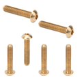 thumbnail image 3 of 50Pcs Round Hex Socket Screw Copper Fastener Hardware Tools Industrial Supplies M5M5x25mm, 3 of 14