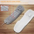 thumbnail image 4 of Wall Phones, Wall Telephone, Hanging Telephone, Mute Function Noise Cancelling Built-in Dial Pad For House For Home, 4 of 8
