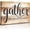 brown, variant on Farmhouse Dining Room Wall Art Gather Signs for Home Decor Kitchen Pictures for Wall Decorations Motivational Saying Quotes Canvas Poster Rustic Wood Grain Texture Prints Artwork Framed 12x16\u201d