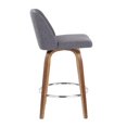thumbnail image 4 of Tabouret de comptoir moderne milieu-du-siècle Toriano de LumiSource, 4 of 9