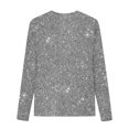 thumbnail image 4 of Plebaso Chemises à Manches Longues Imprimées Filles Garçons Col Ras du Cou Blouses Décontractées Mode Enfants Hauts Habillés pour Fête, 4 of 6