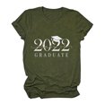 thumbnail image 2 of Pompotops Pull-over Femme à Manches Courtes Casual Letterprint, 2 of 7