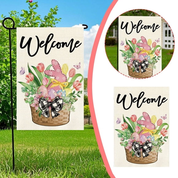 TIELUTT Garden Flag Decorative Seasonal Outdoor Flag for Home and 12” X 18” Double Fade Fabric Table Scarfs Rose Table Gender Reveal Sparklers Winter Table 108 Inches Long Table Holiday