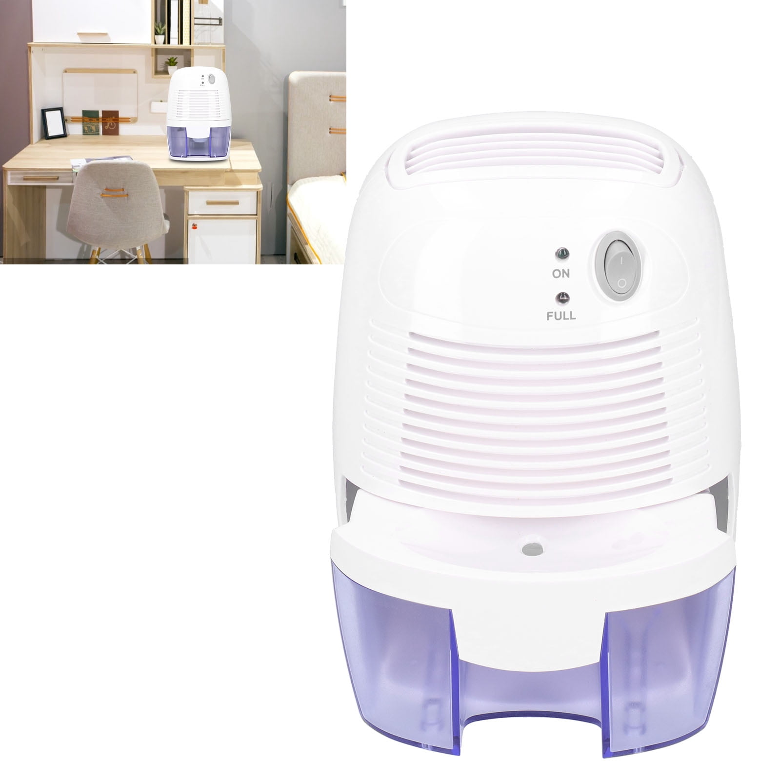 Mini Dehumidifier, Compact and Easy To Move High Dehumidification Performance Ratio USB Dehumidifier Energy Saving and Power Saving  for Office for Home