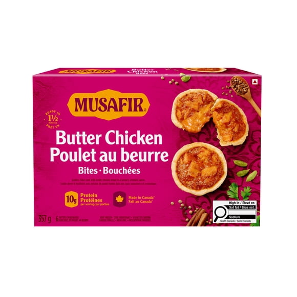 Musafir Bouchées de poulet au beurre 357G