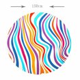 thumbnail image 4 of ziyahi Elastic Edged Waterproof Backed Fitted Table Cover Tablecloth round Tableclothes Style A 1.5m, 4 of 9