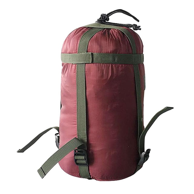 Camping Compression Stuff Camping Travel Sleeping Bag Storage Red