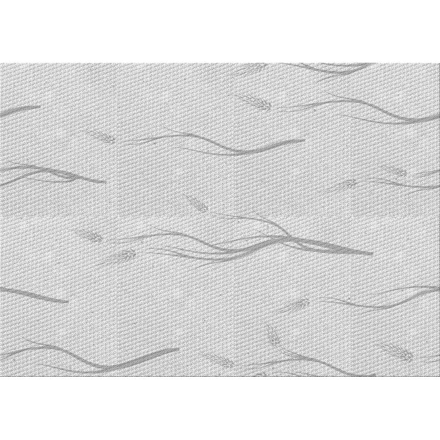 Ahgly Company Machine Washable Indoor Rectangle Transitional Gray Cloud Gray Area Rugs, 3' x 5'