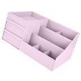 thumbnail image 2 of Box PP Makeup Organizer Case Table Storage Container drawer case jewelry with Drawers Jewelry Cosmetic Case, Medium, Pink, 2 of 6