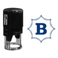thumbnail image 1 of Printtoo R-40 Octogone Celtique Tourbillon Alphabet B Monogramme Auto Encrage Timbre en Caoutchouc Bureau Stationnaire, 1 of 3
