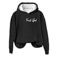 thumbnail image 3 of Prolriy Chandails à Capuchon pour Femmes, Sweat à Capuche Décontracté Imprimé Dieu Qui Écrit Encore pour Femmes Noir TTTG, 3 of 4