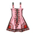 thumbnail image 1 of LOVZFMLL Girl's Pattern Long Sleeves Velvet Court Style Dress, 1 of 7