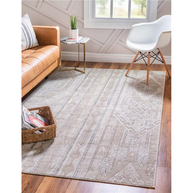 Unique Loom 3147131 Tapis Rectangulaire 8 x 11 Pi. Orford Portland, Beige