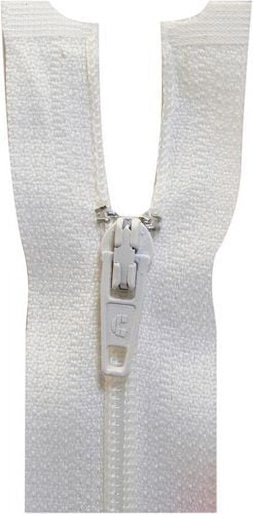 COSTUMAKERS Lightweight fermeture éclair séparable 35 cm (13.8 in), blanc