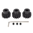 thumbnail image 2 of 3Pcs RC Car Motor Gear,Steel M1.5 8mm Inner Hole RC Car Motor Gear Set For 1/5 1/8 1/10 Model Car, 2 of 8