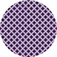 thumbnail image 1 of Ahgly Company Machine Washable Indoor Round Transitional Dark Purple Area Rugs, 4' Round, 1 of 7