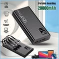 thumbnail image 4 of 65W 20000mah Power Bank Quick Charging Power bank Portable Charger For phones, 4 of 5
