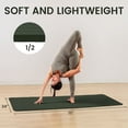 thumbnail image 2 of Fitvids 1/2" Thick High Density Exercise Yoga Mat, Carrying Strap, Jasper Green, 2 of 7