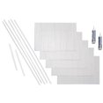 thumbnail image 1 of Fasade Rain Vinyl Backsplash Kit 15 sq ft Gloss White, 1 of 7